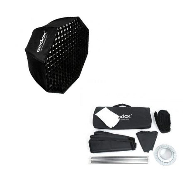 Godox SoftBox Octa 120 con Griglia e Anello Bowens Godox SoftBox Octa 120 con Griglia e Anello Bowens